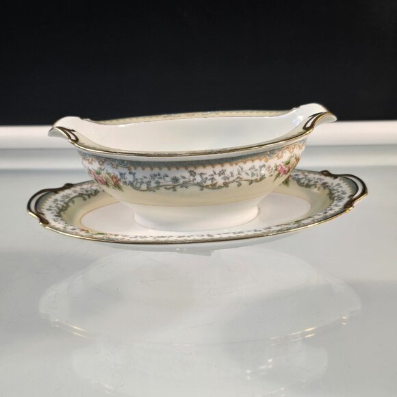 Noritake Woodmere 662 Gravy Sauce Boat - Picture 9 of 10
